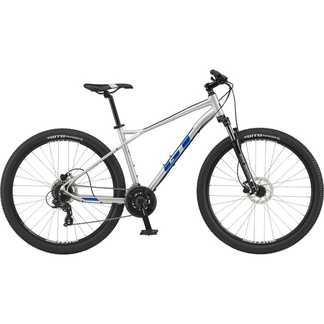 Bicicleta GT Aggressor Expert Silver 2022, Marime: M (29")