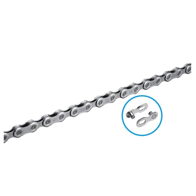 Shimano - lant Bicicleta 12 viteze Deore CN-M6100, 126 zale - argintiu