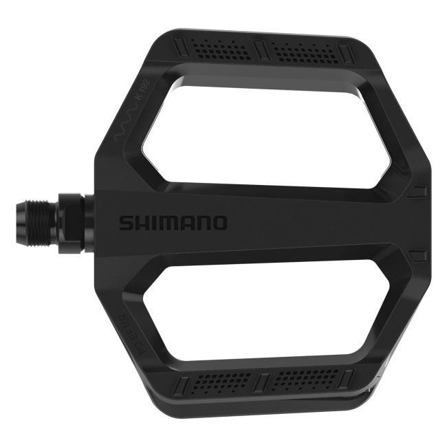 Shimano - pedale bicicleta city-trekking cu platforma si catadioptrii PD-EF102 flat pedals - negru