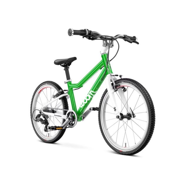 Woom - bicicleta copii 20" Woom 4, varsta recomandata 6-8 ani (115-130cm) - 7,7 kg - verde alb