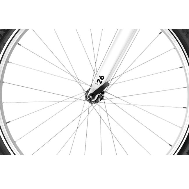 Woom - bicicleta copii 26" Woom 6, varsta recomandata 10-14 ani (140-165cm) - 9,5 kg - rosu alb