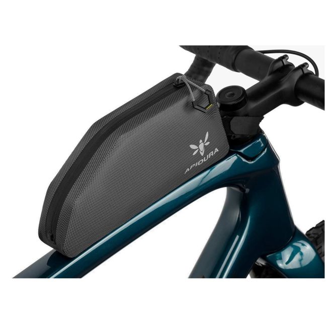 Apidura - geanta compacta cadru bicicleta Expedition Bolt On Top Tube Pack, 1Litru - gri  negru