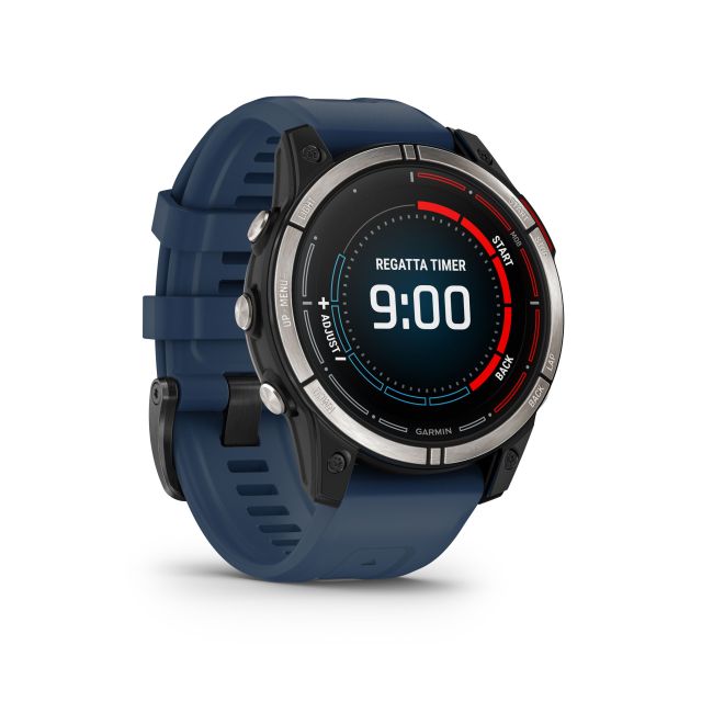 Garmin - quatix 7 Sapphire AMOLED Titanium - ceas inteligent premium cu GPS cu functii avansate pentru sport si navigatie