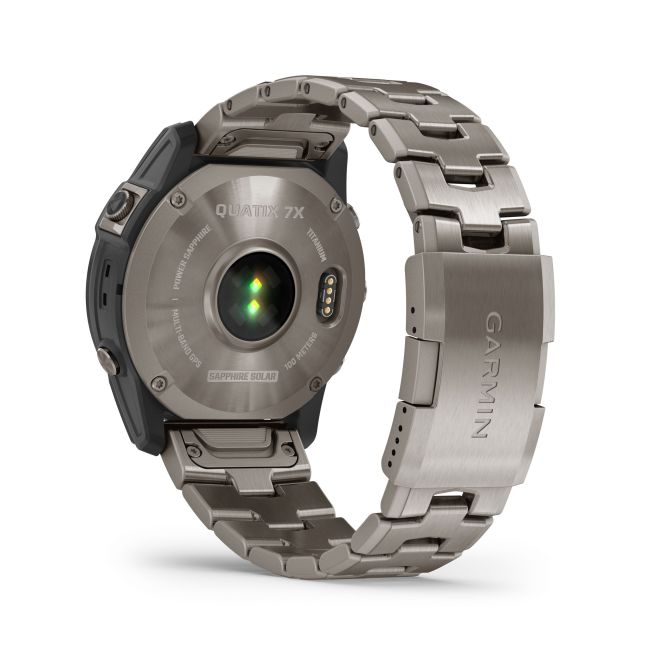 Garmin - quatix 7x Solar Titanium - ceas inteligent premium cu GPS