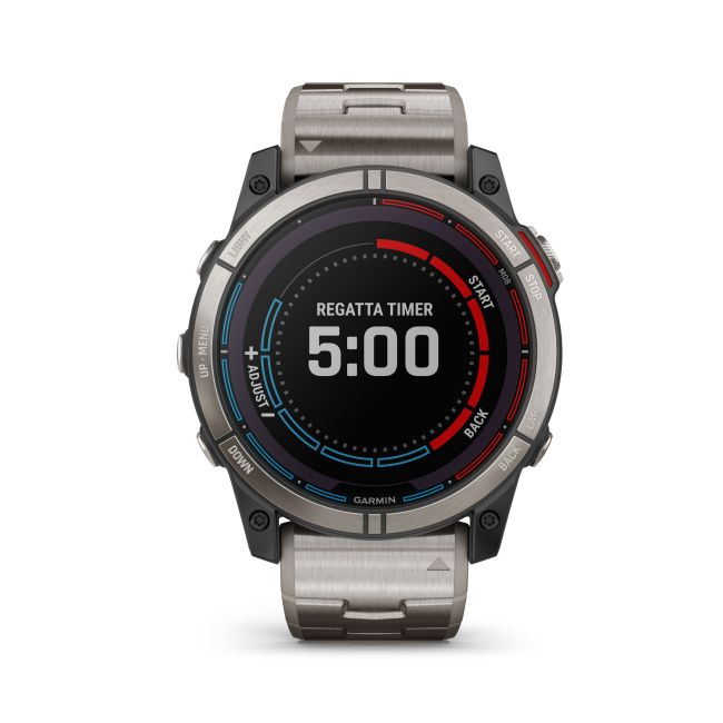 Garmin - quatix 7x Solar Titanium - ceas inteligent premium cu GPS