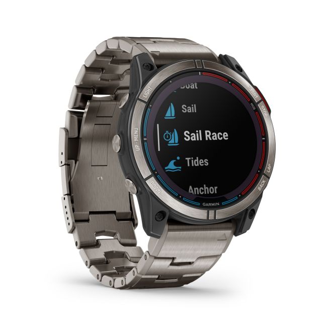 Garmin - quatix 7x Solar Titanium - ceas inteligent premium cu GPS