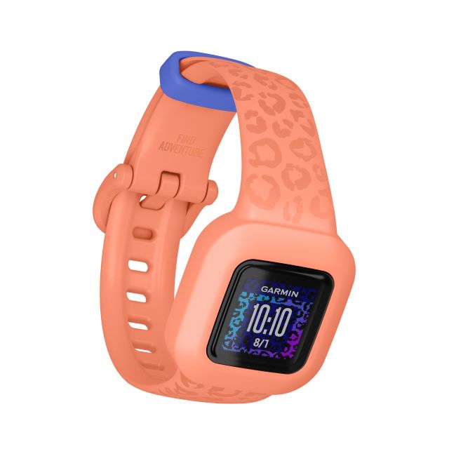 Garmin Vivofit Jr. 3 - portocaliu Peach Leopard - ceas copii