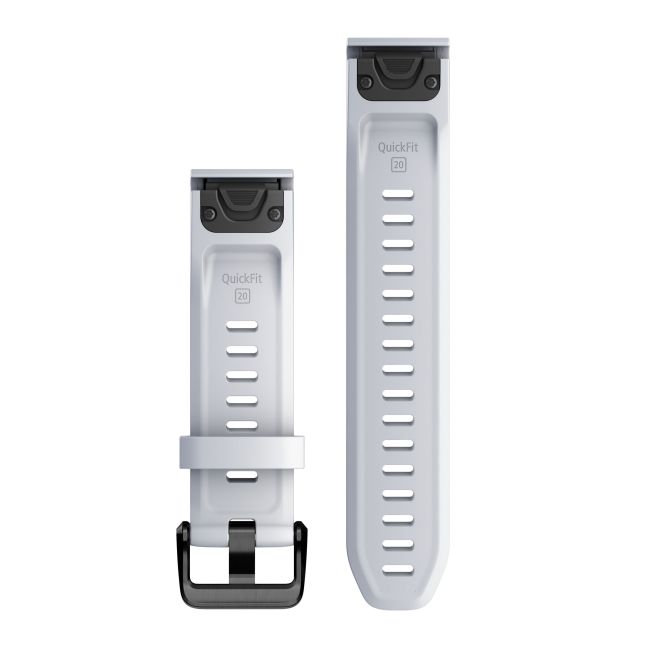 Garmin curea silicon QuickFit 20 - alb Whitestone pentru Fenix 5s/ 6s/ 7s D2 Delta S