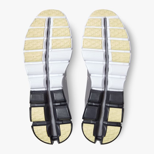 On CloudFlow - pantofi sport pentru barbati - gri aliaj alb negru magnet