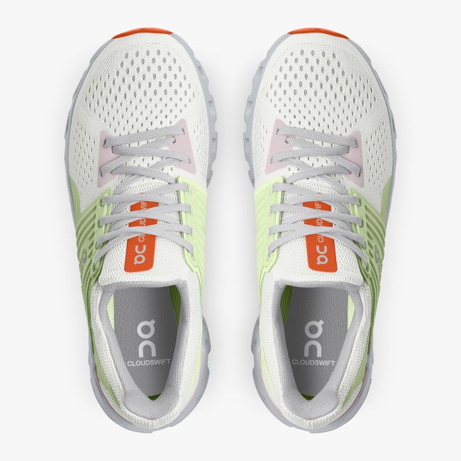 On CloudSwift - pantofi sport pentru femei - alb ice verde deschis oasis