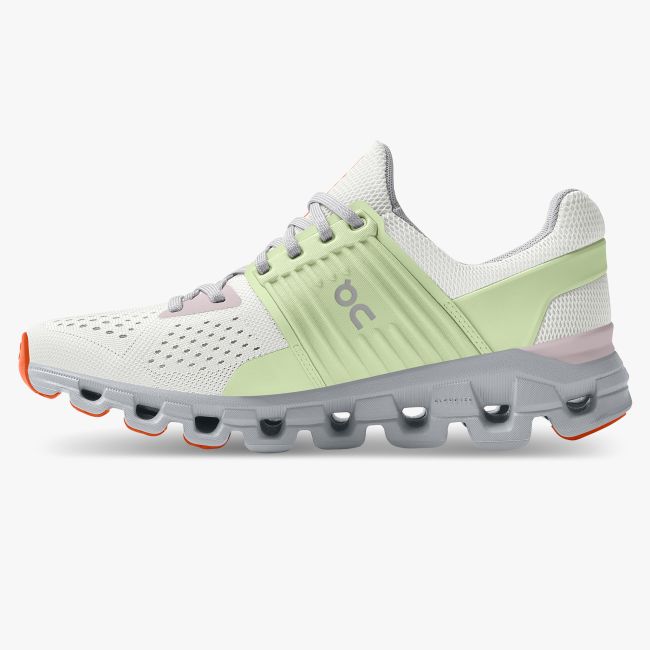 On CloudSwift - pantofi sport pentru femei - alb ice verde deschis oasis