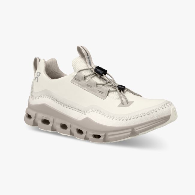 On Cloudaway - pantofi sport pentru femei - alb fildes perla