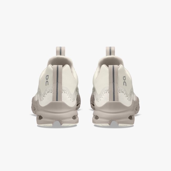 On Cloudaway - pantofi sport pentru femei - alb fildes perla