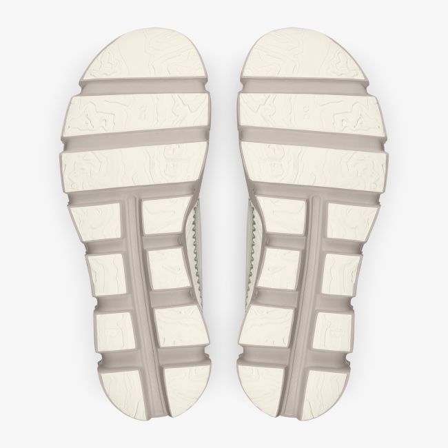On Cloudaway - pantofi sport pentru femei - alb fildes perla