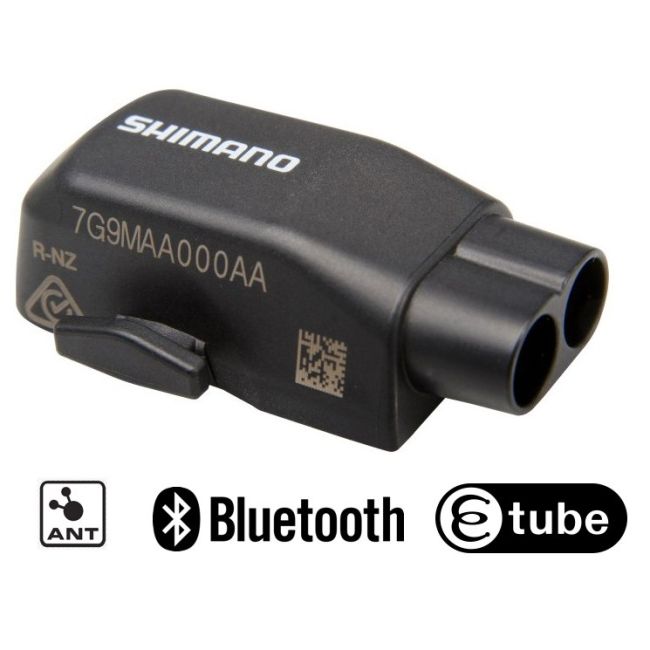Shimano - adaptor unitate wireless Di2 EW-WU101 pentru bicicleta, E-TUBE PORT X 2 - negru