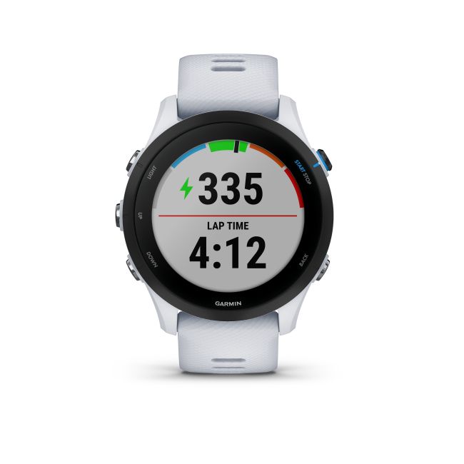 Garmin - Forerunner 255 Music ceas multisport cu GPS - alb - 010