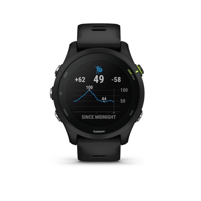 Garmin - Forerunner 255 Music ceas multisport cu GPS - negru