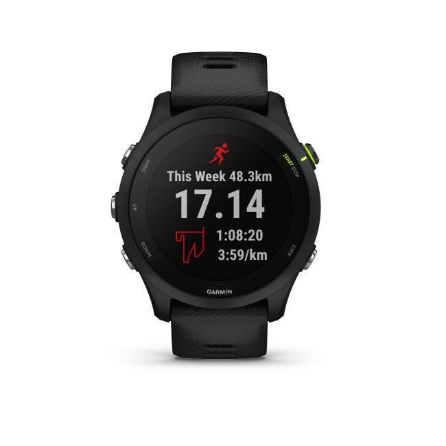 Garmin - Forerunner 255 Music ceas multisport cu GPS - negru