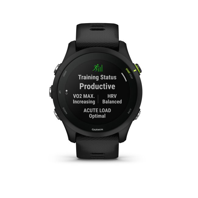 Garmin - Forerunner 255 Music ceas multisport cu GPS - negru