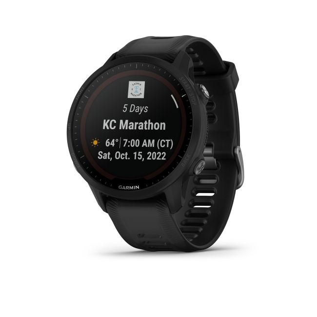 Garmin - Forerunner 955 Solar ceas multisport cu GPS - negru