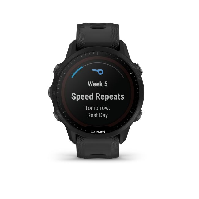 Garmin - Forerunner 955 Solar ceas multisport cu GPS - negru