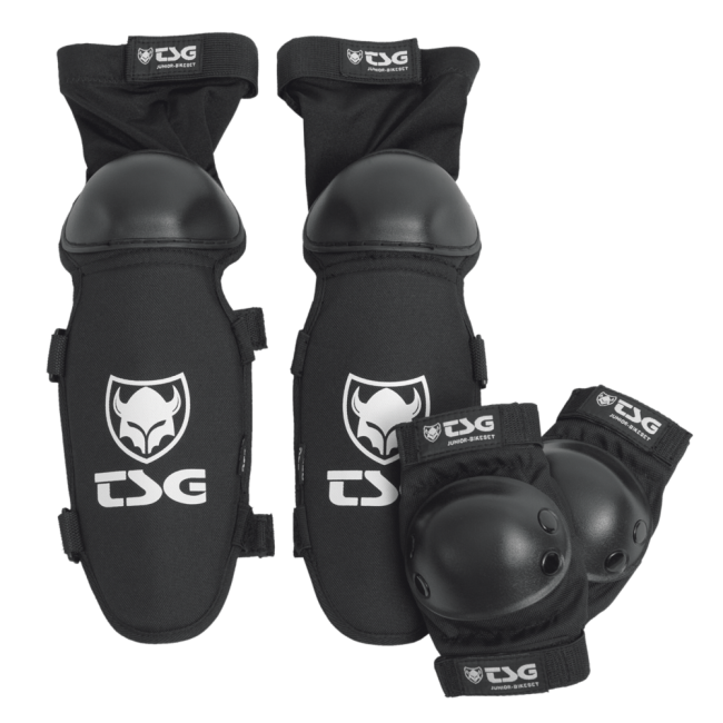 Set protectii TSG Junior-Bikeset - Black TXXS