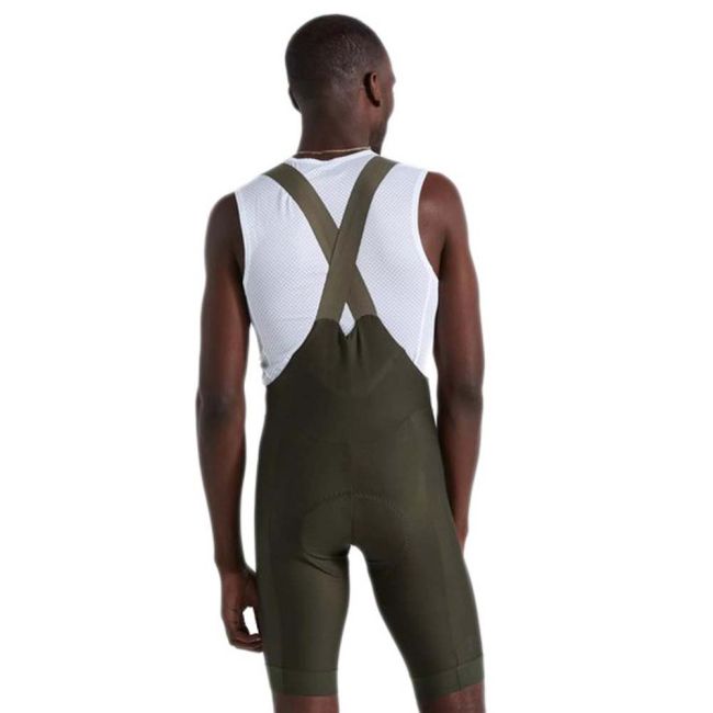 Specialized - Pantaloni ciclism scurti cu bretele Prime bibshort - verde inchis mosc