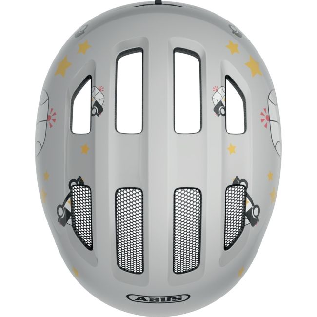 Abus - cască ciclism copii Smiley 3.0 - gri deschis mașina poliție negru