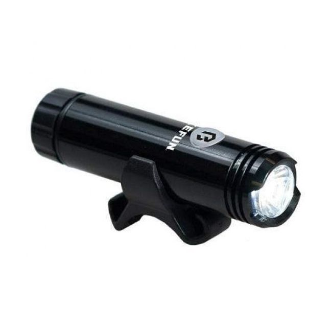 Bikefun - Lumina fata pentru bicicleta cu incarcare USB, Bikefun Jy, 1 Led - negru