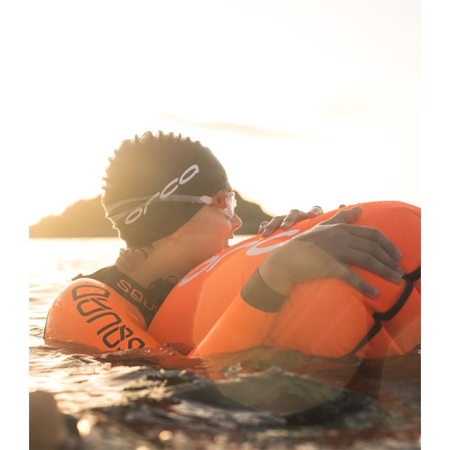 Orca - costum neopren copii Jr Squad Openwater wetsuit - negru portocaliu