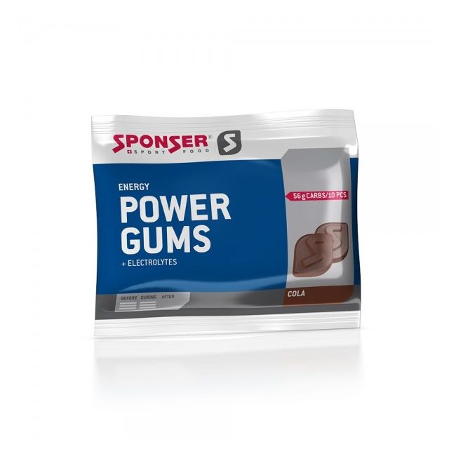 Sponser - jeleuri energizante Power Gums, aroma cola - plic 75g
