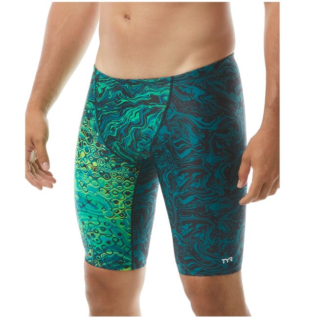 TYR - Jammer inot barbati Chroma - verde multicolor curcubeu