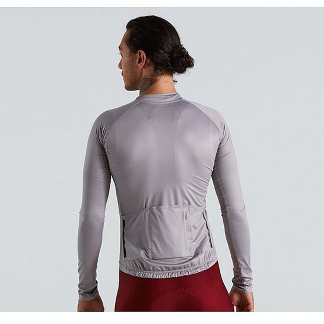 Tricou SPECIALIZED Men's SL Air Solid LS - Silver