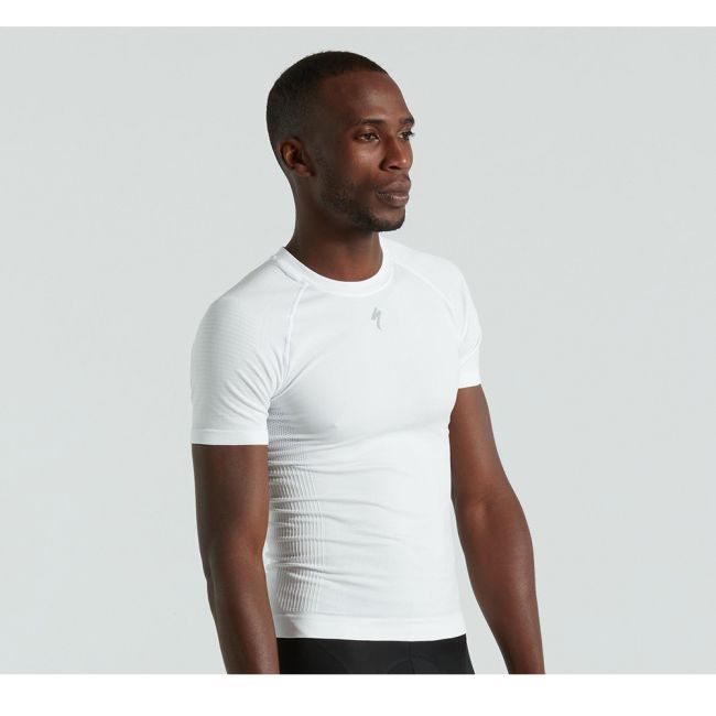 Tricou SPECIALIZED Seamless Men's Light Baselayer SS - White