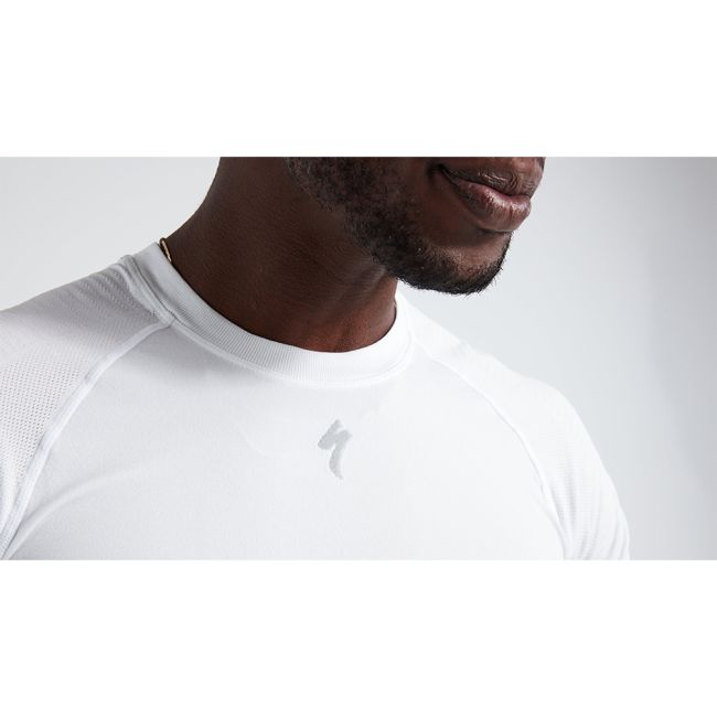 Tricou SPECIALIZED Seamless Men's Light Baselayer SS - White