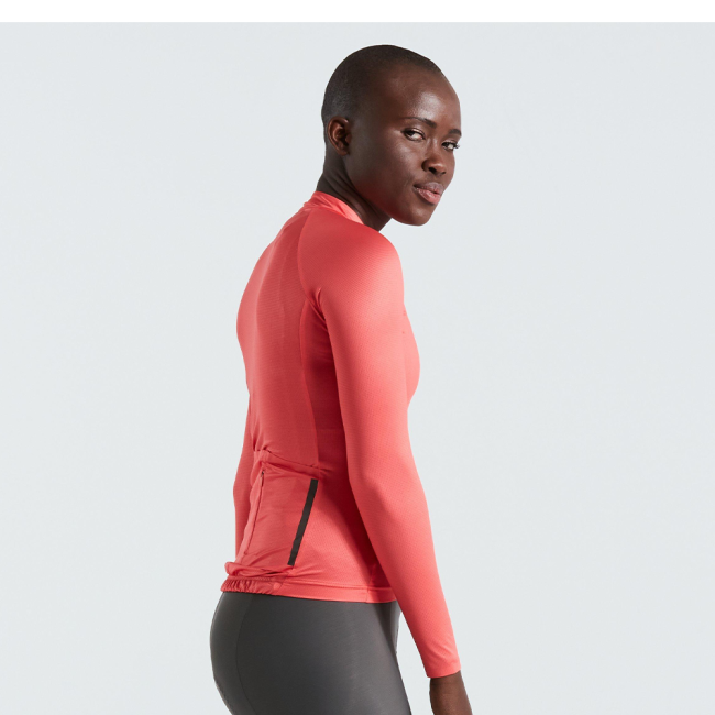 Tricou SPECIALIZED Women's SL Air Solid LS - Vivid Coral
