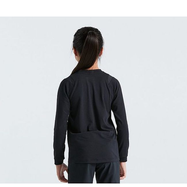 Tricou SPECIALIZED Youth Trail LS - Black