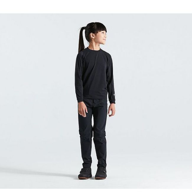 Tricou SPECIALIZED Youth Trail LS - Black