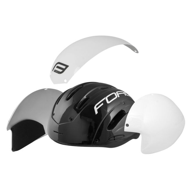 Casca Force Globe Air negru/alb L-XL (58-62 cm)