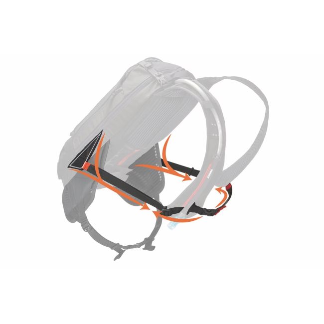 Rucsac hidratare THULE Rail Bike H20 12L Pro - Obsidian