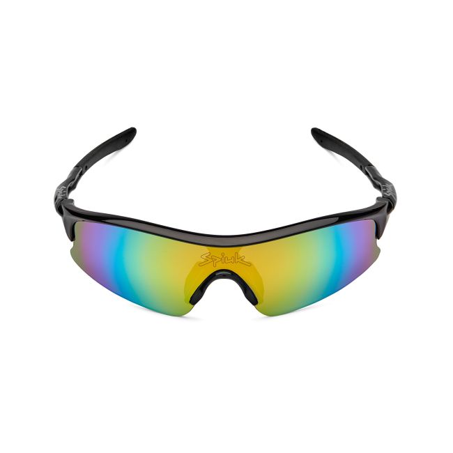 Spiuk - ochelari soare sport pentru copii Frisbee, lentile portocaliu oglinda - rama neagra