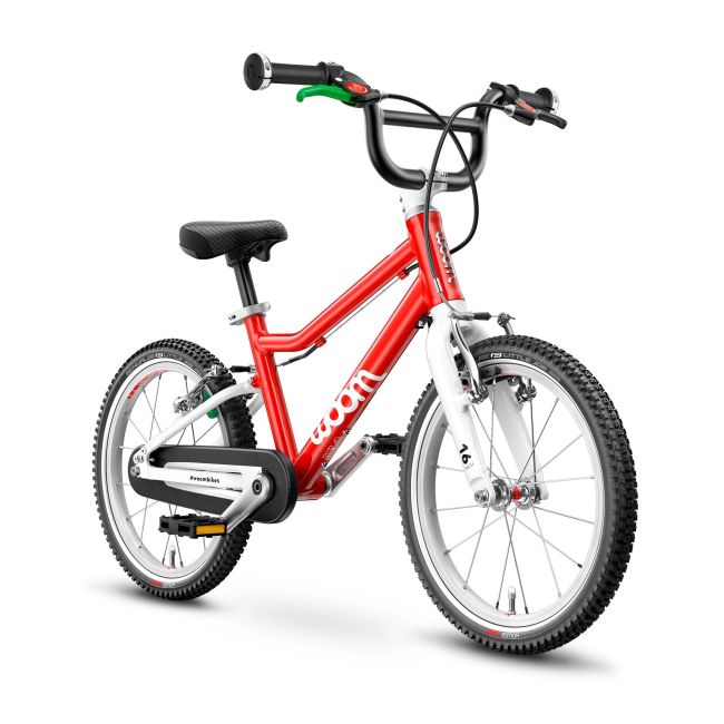 Woom - bicicleta copii 16" Woom 3, varsta recomandata 4-6 ani (105-120cm) - 5,4kg - verde intens alb