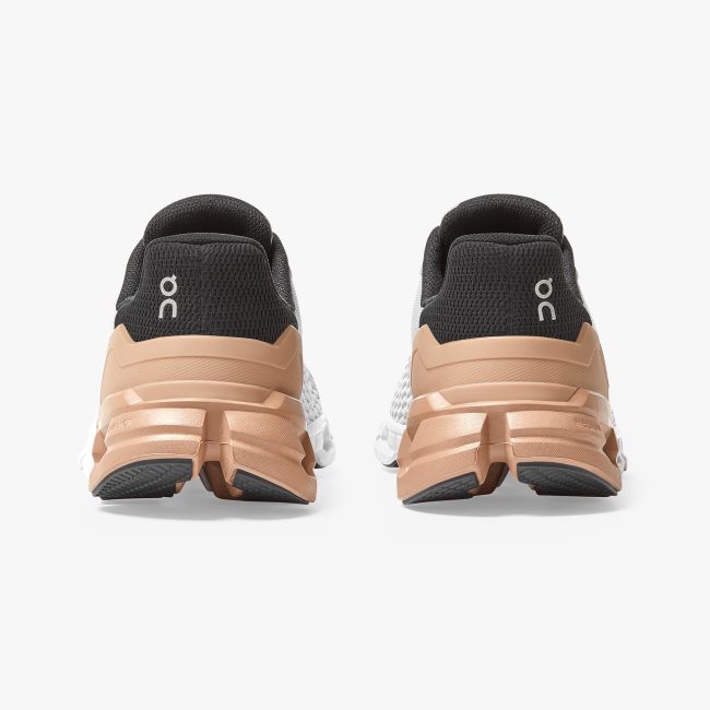 On Cloud Cloudflyer - pantofi alergare pentru femei - gri deschis Glacier maro pudra Rosebrown black