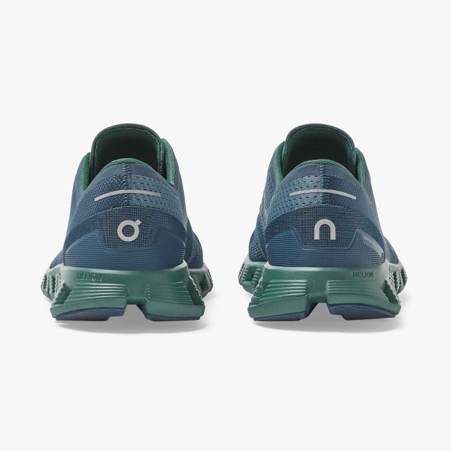 On Cloud X - pantofi alergare pentru barbati - Albastru - Storm Tide