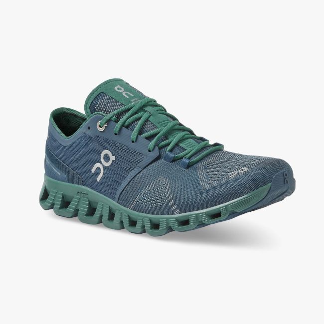 On Cloud X - pantofi alergare pentru barbati - Albastru - Storm Tide