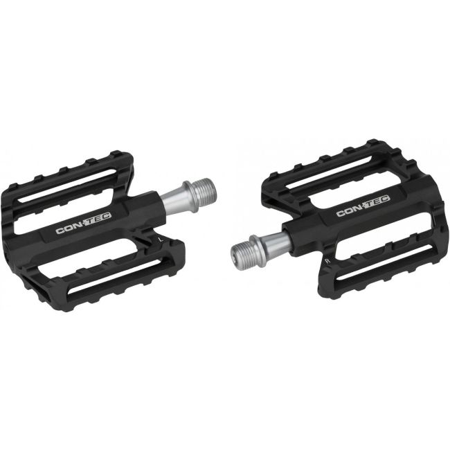 Pedale CONTEC Trial2 MTB aluminiu - Negru
