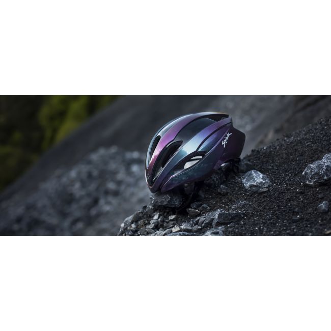 Spiuk - Casca ciclism KORBEN helmet - albastru mov irizat