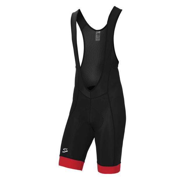 Spiuk - Pantaloni scurti ciclism ANATOMIC CLASSIC BibShort - negru rosu