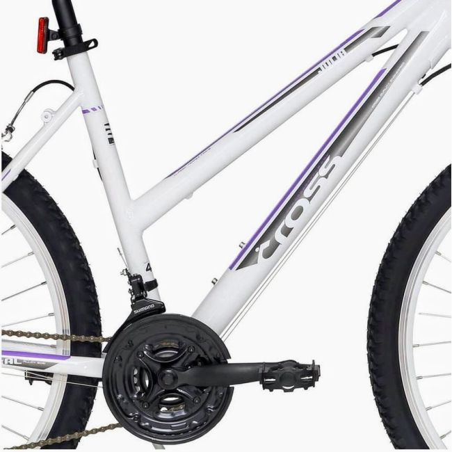 Bicicleta CROSS Julia 26'' - Alb/Mov 400mm