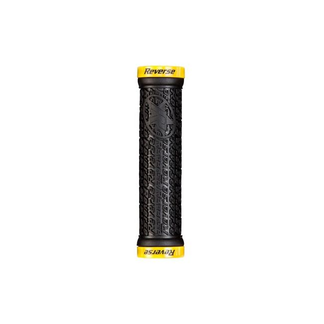 Mansoane Reverse Stamp Lock-On 135/30mm Negru/Galben